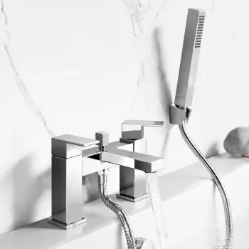 Tamar Chrome Bath Filler & Handheld Shower