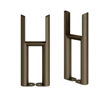 Antique Gold Traditional 3 Column Radiator Feet