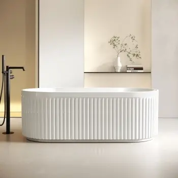Finchley 1700mm Fluted Freestanding Bath