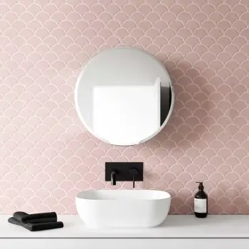 Harper Round Stainless Steel Mirror Cabinet 500mm