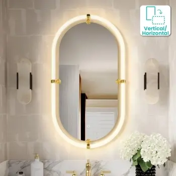 Frankie Pill Illuminated LED Mirror 1000x550mm