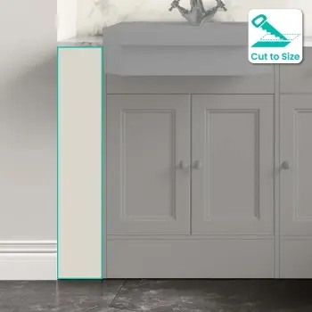 Monaco Chalk White Filler Strip