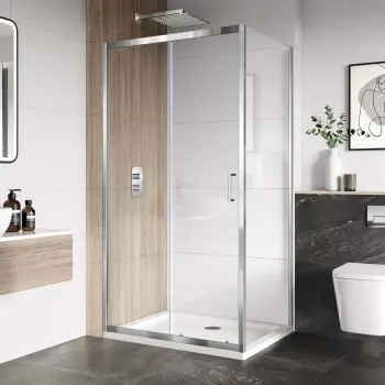 London 6mm Sliding Shower Enclosure 1000x760mm