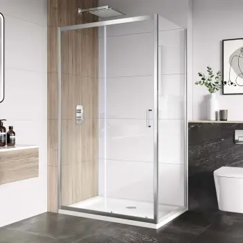 London 6mm Sliding Shower Enclosure 1100x700mm