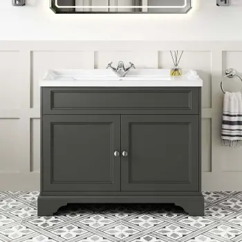 Lucia Graphite Grey Basin Vanity 1030mm