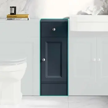 Monaco Inky Blue Side Cabinet Unit 300mm