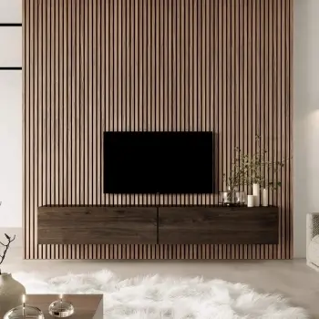 Trepanel® Autumn Brown Oak Acoustic Wood Wall Panels