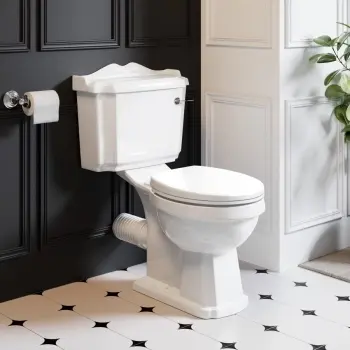 Lima Traditional Close Coupled Toilet With Soft Close Seat