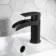 Eden Matt Black Waterfall Cloakroom Basin Mixer Tap