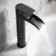 Eden Matt Black Waterfall High Rise Basin Mixer Tap