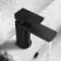Soar Matt Black Basin Mixer Tap