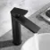 Soar Matt Black High Rise Basin Mixer Tap