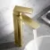 Soar Brushed Brass High Rise Basin Mixer Tap