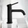 Selma Matt Black Basin Mixer Tap