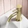 Selma Brushed Brass Cloakroom Basin Mixer Tap