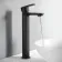 Avill Matt Black High Rise Basin Mixer Tap
