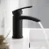 Spey Matt Black Basin Mixer Tap