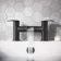 Eden Matt Black Waterfall Bath Filler