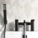 Aire Matt Black Bath Filler & Handheld Shower