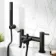 Wye Matt Black Bath Filler & Handheld Shower