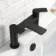 Lusk Matt Black Bath Filler