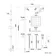 Lismore Square Chrome Shower Riser Kit