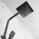 Galway Premium Matt Black Square Thermostatic Shower Set