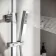 Skye Square Chrome Thermostatic Bath Filler Shower Set