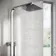 Chrome Square Thermostatic Shower
