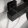 Matt Black Square Thermostatic Shower