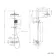 Kinsale Matt Black Square Thermostatic Shower Set