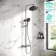 Derry Brushed Gunmetal Round Thermostatic Shower Set