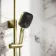 Kinsale Brushed Brass Square Thermostatic Bath Filler Shower Set