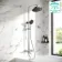 Derry Chrome Round Thermostatic Bath Filler Shower Set