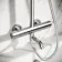 Derry Chrome Round Thermostatic Bath Filler Shower Set