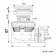 Wirquin Matt Black Dome Nano 6.7 Quick Clac All In One Basin Waste & Trap