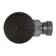 Wirquin Slim 90mm Shower Waste - Matt Black Dome