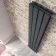 Faro Anthracite Double Flat Panel Vertical Radiator 1600x280mm