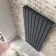 Faro Anthracite Double Flat Panel Vertical Radiator 1600x560mm