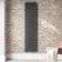 Faro Anthracite Single Flat Panel Vertical Radiator 1800x420mm