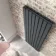 Faro Anthracite Double Flat Panel Vertical Radiator 1800x560mm