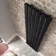 Faro Matt Black Single Flat Panel Vertical Radiator 1800x420mm