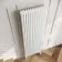 Athens White Triple Column Vertical Traditional Radiator 1800x560mm