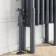 Athens Anthracite Triple Column Vertical Traditional Radiator 1800x290mm