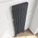 Athens Anthracite Triple Column Vertical Traditional Radiator 1800x560mm