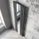 Marseille Anthracite Single Vertical Mirror Radiator 1800x500mm