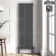 Athens Anthracite Double Column Vertical Traditional Radiator 1800x560mm