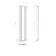 Marseille White Single Vertical Mirror Radiator 1800x380mm