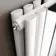 Marseille White Double Vertical Mirror Radiator 1800x380mm