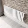 Faro White Single Flat Panel Horizontal Radiator 450x1190mm